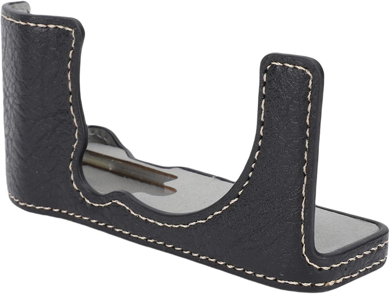 X-M5 Leather Half Case, Black Protective Half Camera Case for Fuji X-M5, with Shoulder Strap image number 1