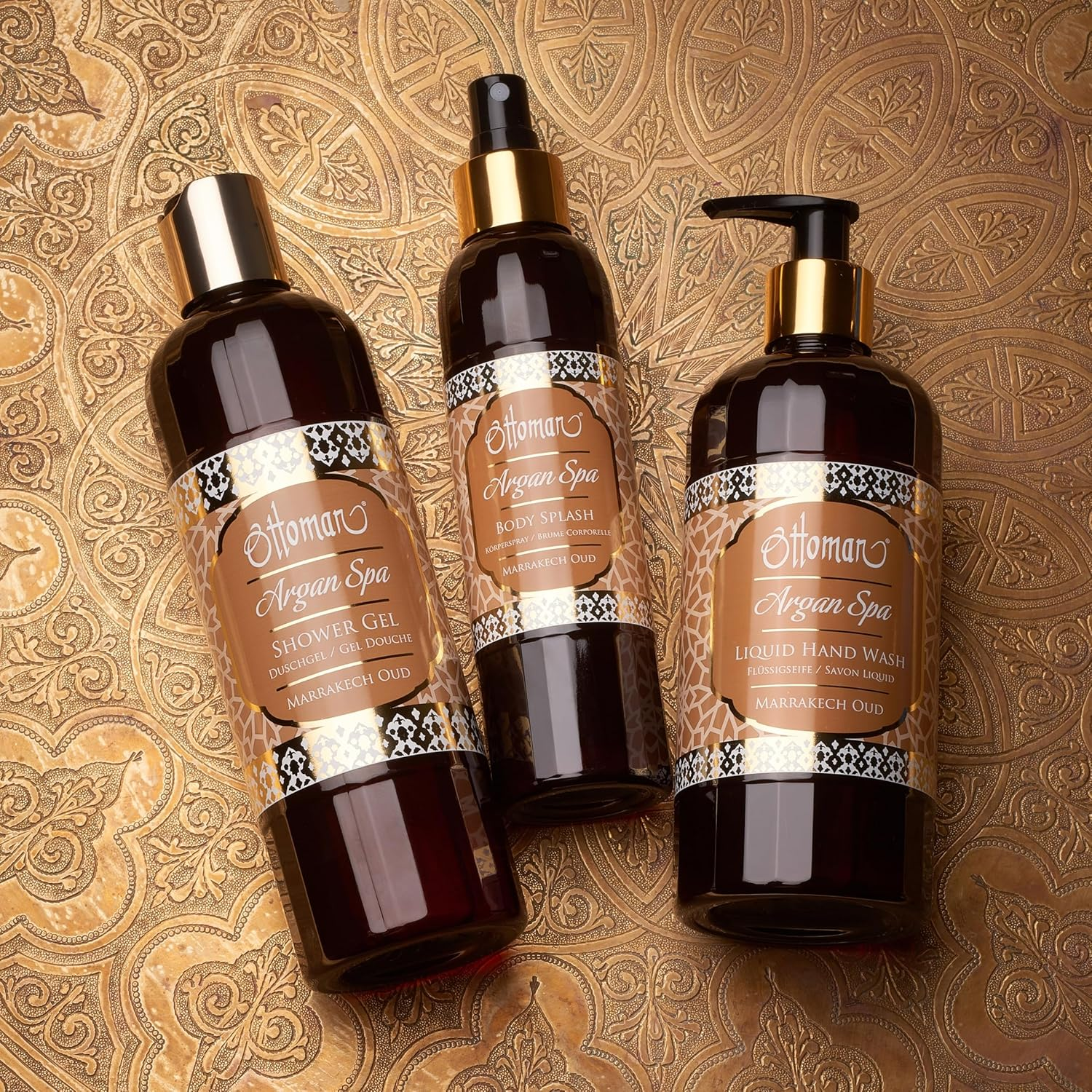 Ottoman Argan Spa Marrakech Oud Liquid Soap Pack of 2 X 400 Ml image number 1