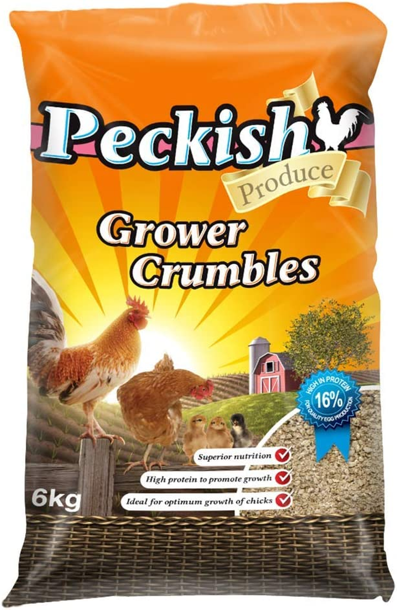 Peckish Poultry Grower Crumbles, 6Kg