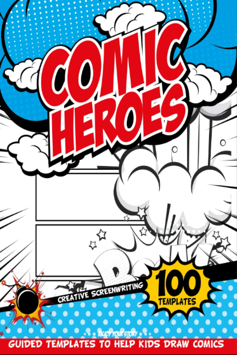 Kids Travel Activity to Create Comics: 5 Yr Old Crafts to Write and Draw Comic Stories during Trips and Holidays | Preschool Learning Activities Ages 5 image number 1