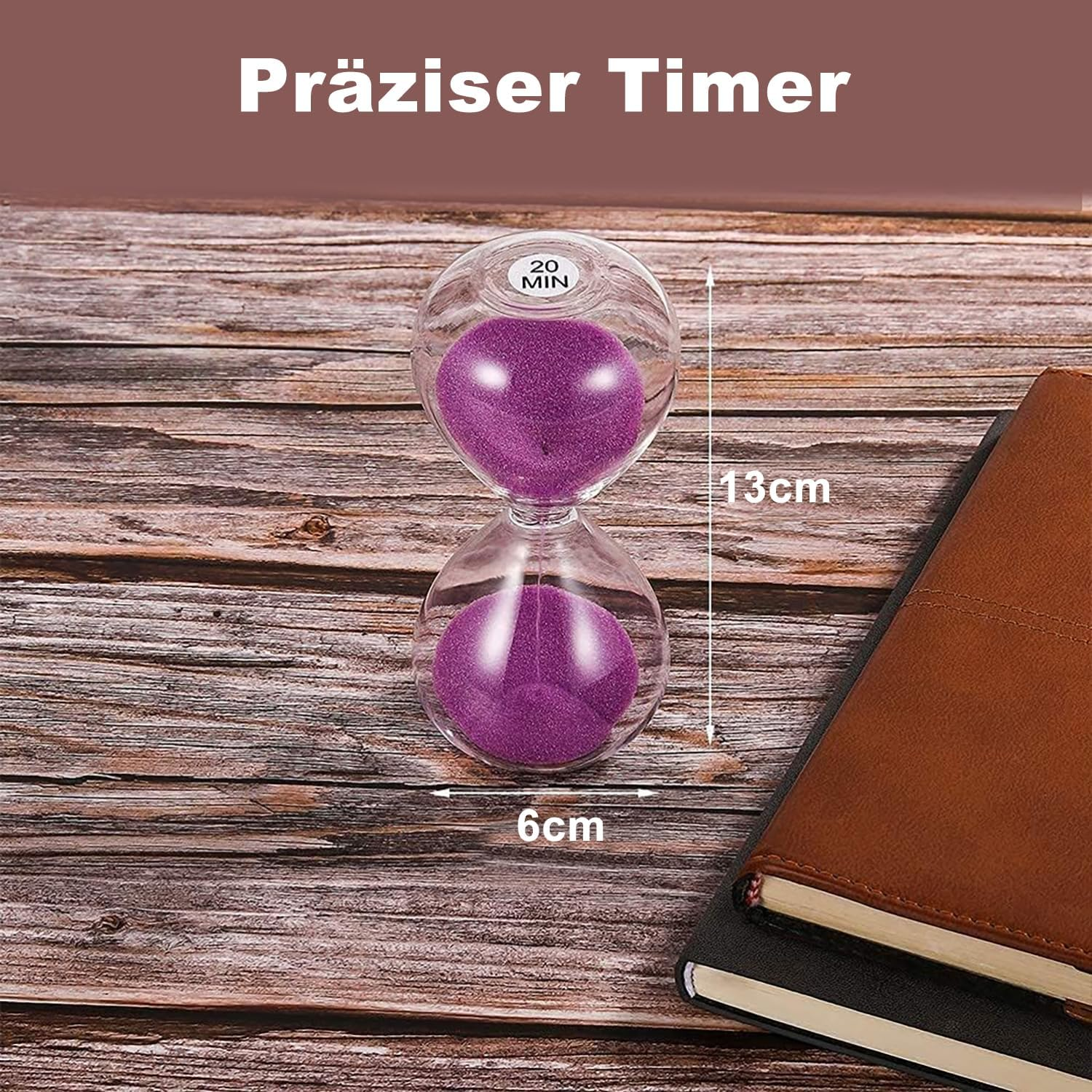 Suliao Hourglass Sand Timer, Gold Sand Timer, 20 Minutes Large Hourglass Sand Time for Children, Classroom, Home, Desk, Office Decoration image number 4