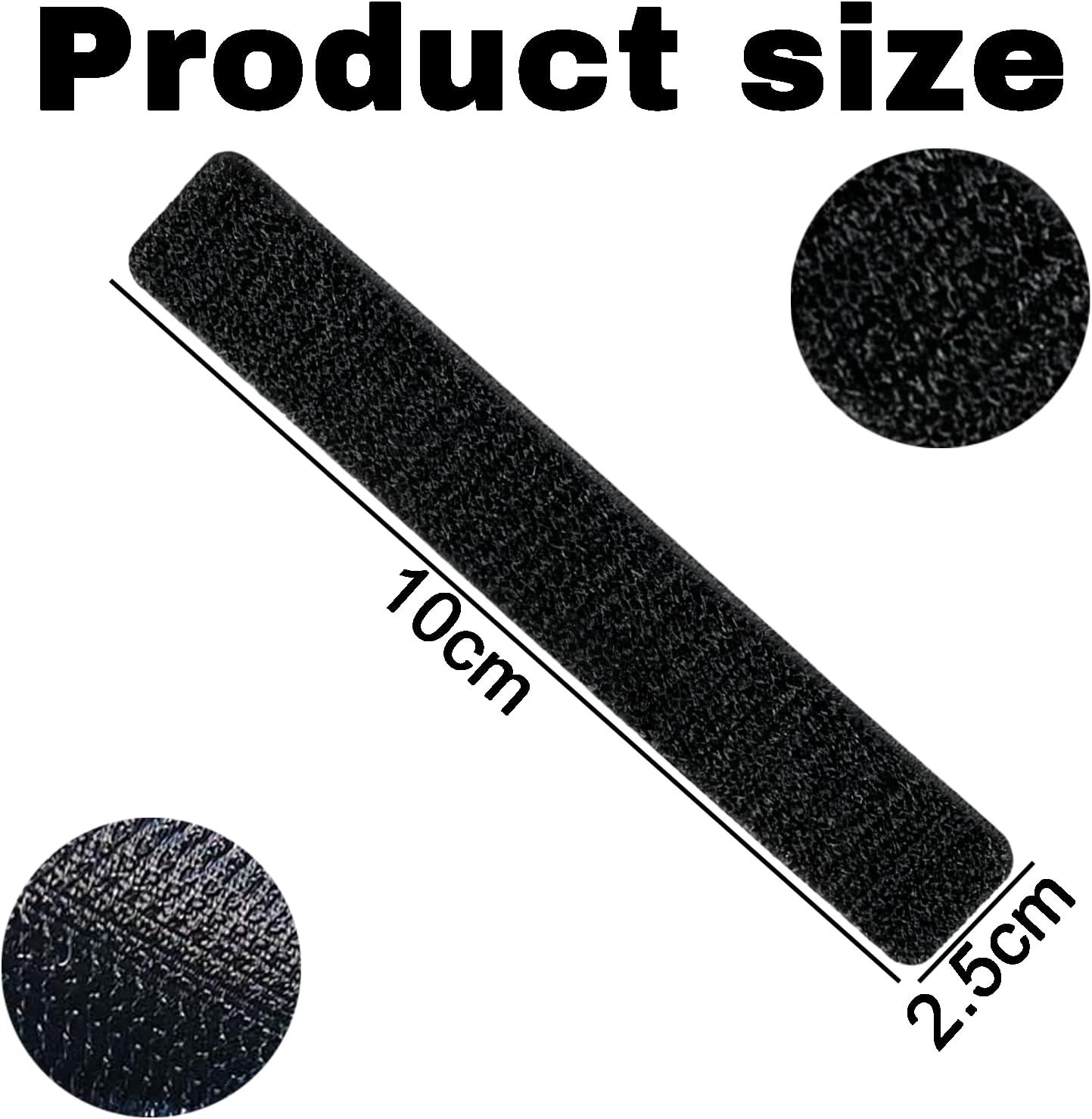 Surnavik Velcro Strips, 3M Velcro Strips - 24 Pcs Heavy Duty Adhesive Velcros Strip & Dots for Home, Office, Couch Cushions, Carpets, Pedal Boards & Walls，10 X 2.5 CM image number 5