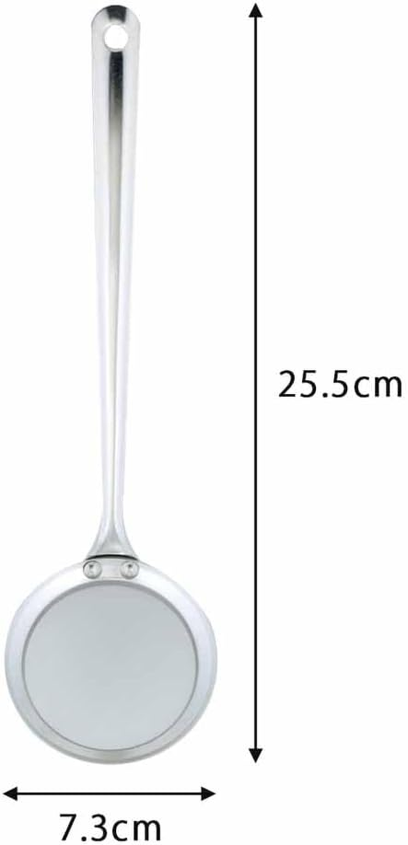 Shimomura Kihan 27538 Tsubamesanjo Meijin Ladle, Made in Japan, Stainless Steel, Dishwasher Safe, Long Handle, 10.0 Inches (25.5 Cm), Itamae-San image number 3