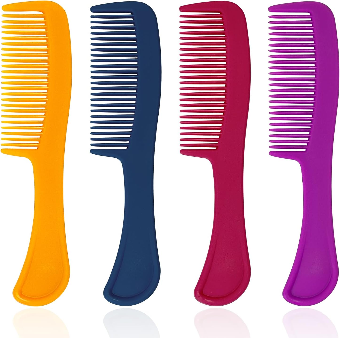 Combs Bulk Individually Wrapped Pocket Travel Hair Combs for Women, Men and Kids, Colorful Bulk Comb for Homeless Hotel Shelter Home Charity(4 Color) (5.9 Inch, 60, Count) image number 1