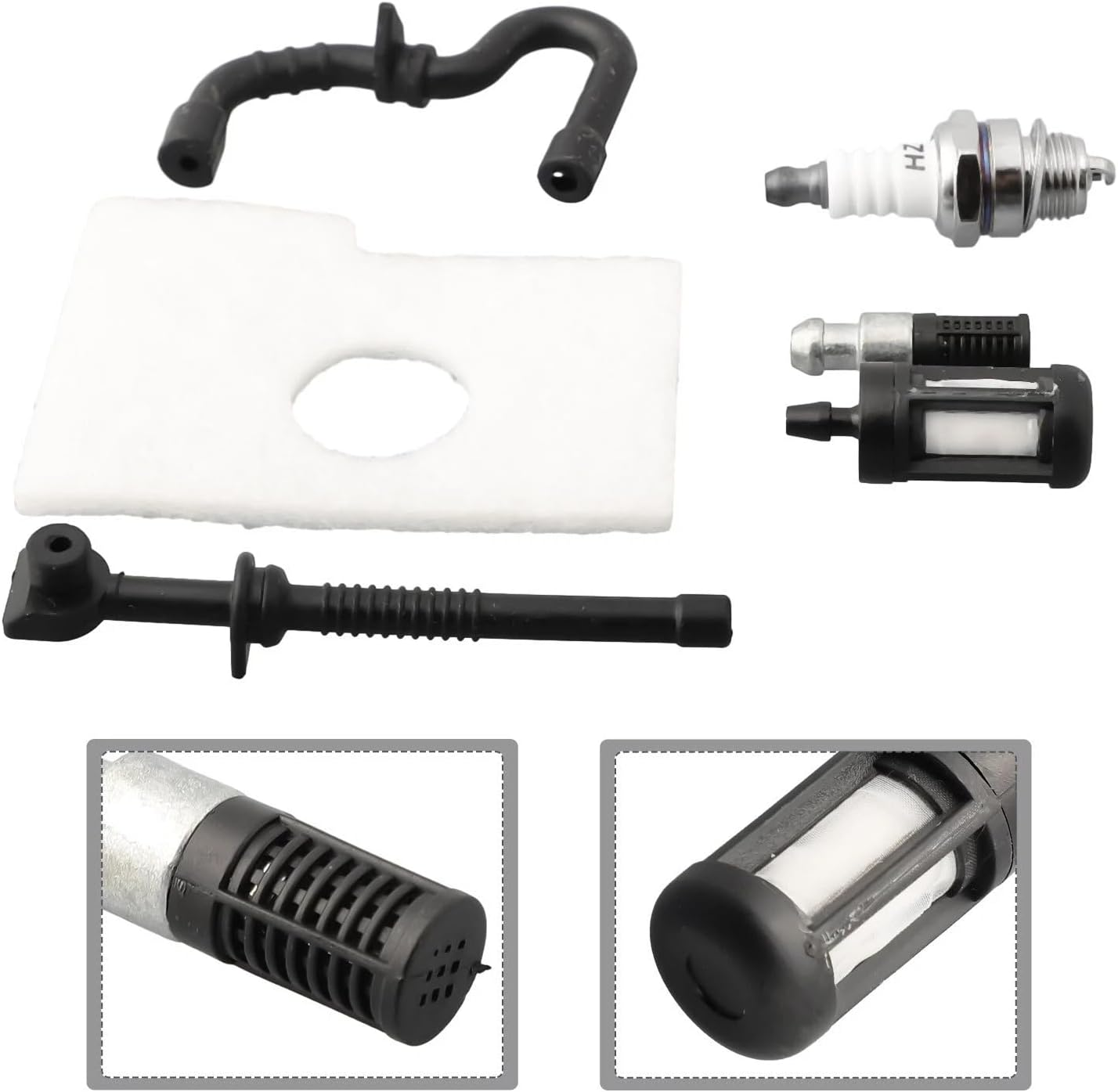 Service Kits Compatible with STIHL 017 018/MS170 MS180 AIR Fuel Oil Filter Hose Spark Plug- image number 2