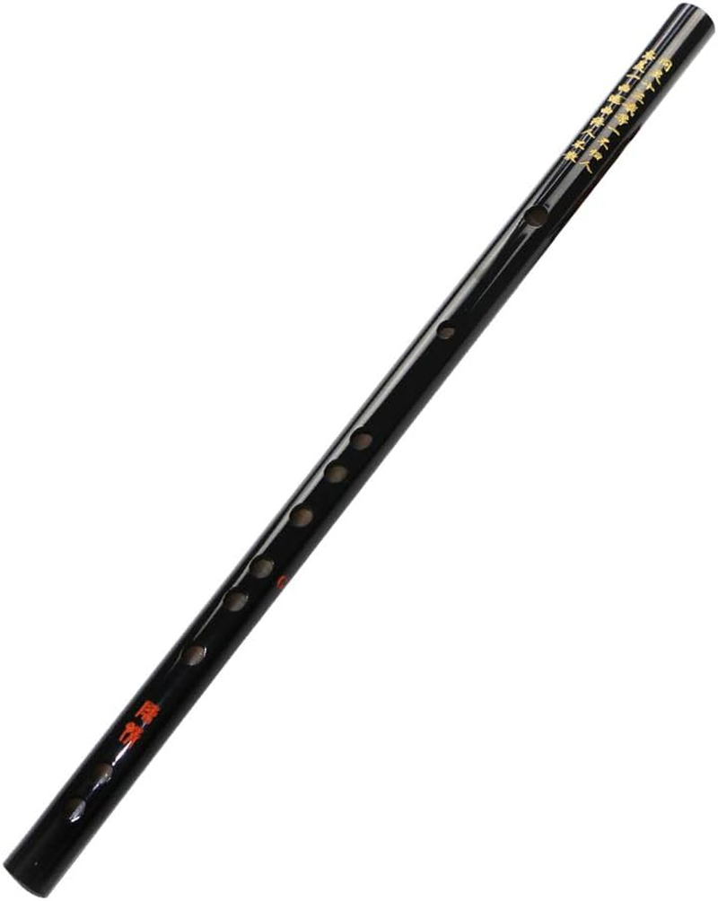 F Key Dizi Bamboo Flute C Se Traditional Musical Instrument with Carrying Bag for Beginners Music Rs Black F Key image number 1