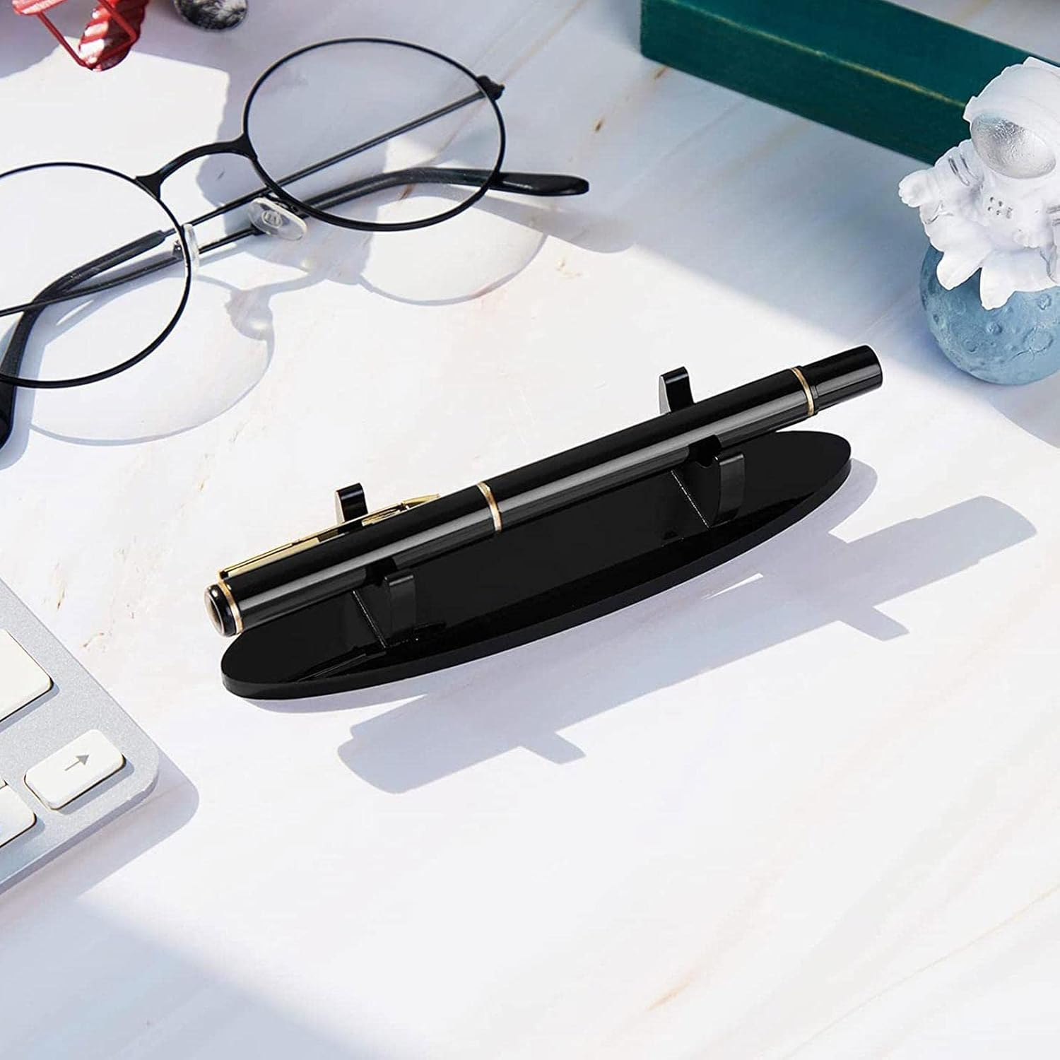 Acrylic Pen Stand,Acrylic Pen Holder Stand | Display Rack Holder for Desk, Office, Shop Window, Reception Rooms, School Supplies Generic image number 3