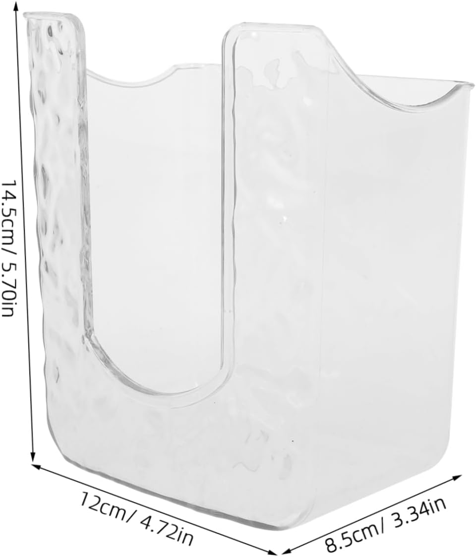 Wipe Tissue Storage Case Wall-Mounted Tissue Holder for Kitchen and Living Room Pet Material Multi-Purpose Wipes Dispenser for Use