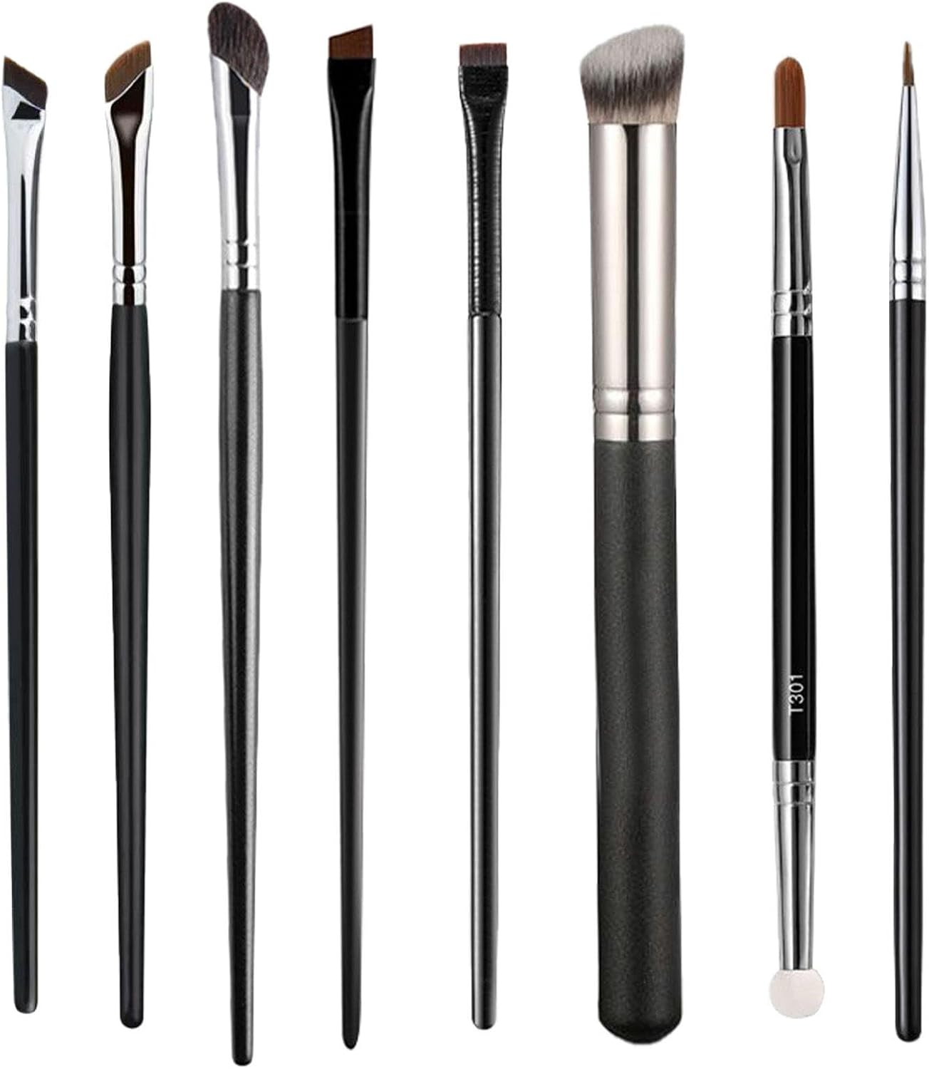 8Pcs Professional Makeup Brushes Eyeliner Concealer Tool Set Chemical Fiber Bristles Beauty Care Tools image number 5