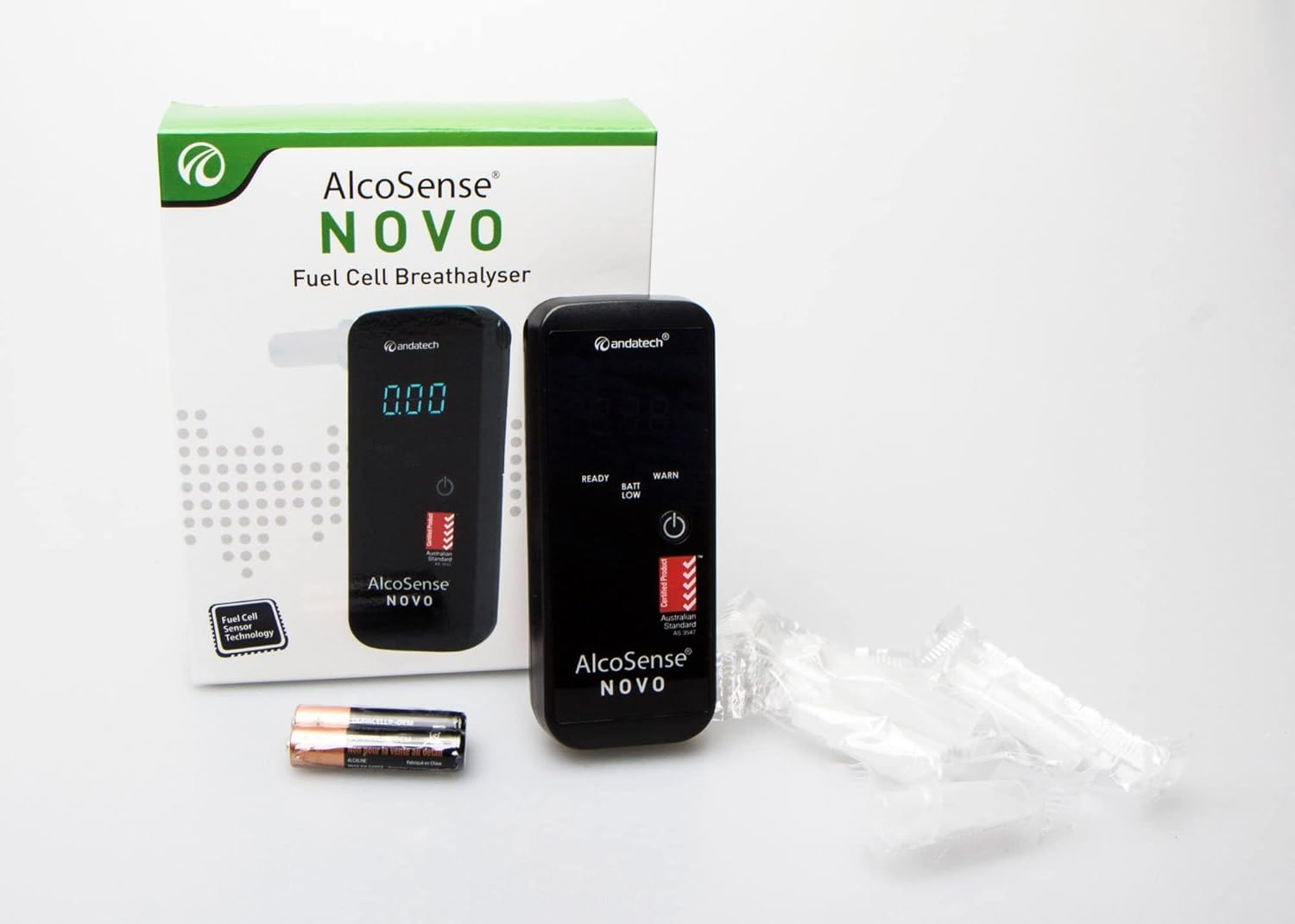 Andatech Alcosense Novo Personal Breathalyser image number 1