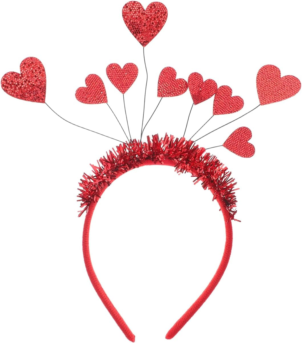 VICASKY Heart-Shaped Headband for Valentine'S Day, Unique Hair Accessory for Parties, Weddings and Creative Occasions, Stylish and Appealing, Women as a Gift, Loved One image number 6