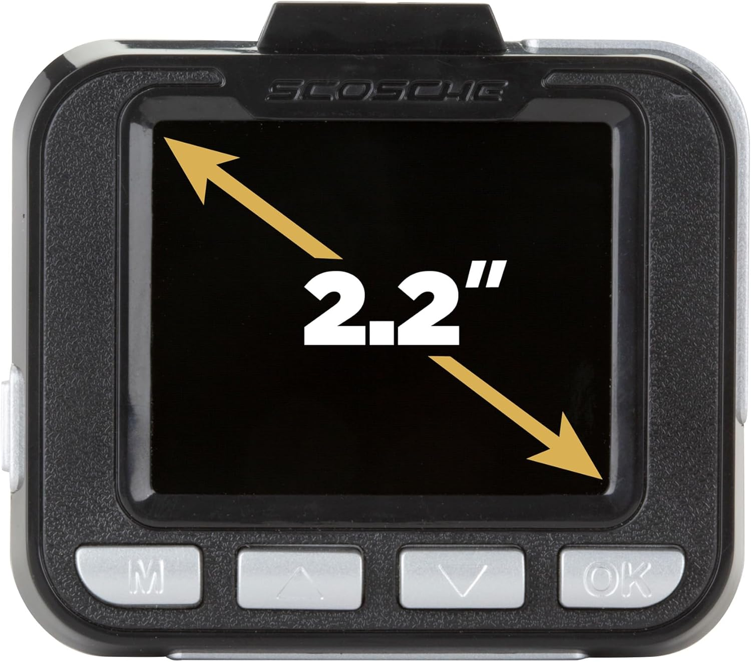 Scosche DDVRS0916G-SP 1080P Full HD Dash Cam with 2.2" Screen - Dash Camera DVR for Cars - Front View Dashcam Recorder with Enhanced Night Vision - 24/7 Parking Mode Car Security Video Surveillance image number 5