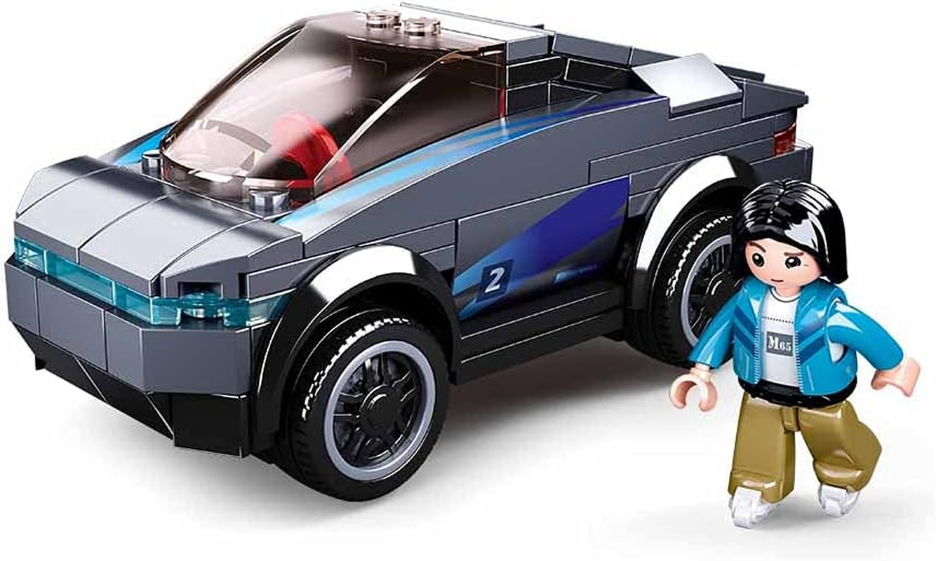 Sluban M38-B0901 Town Electric Car, Multicolored image number 1