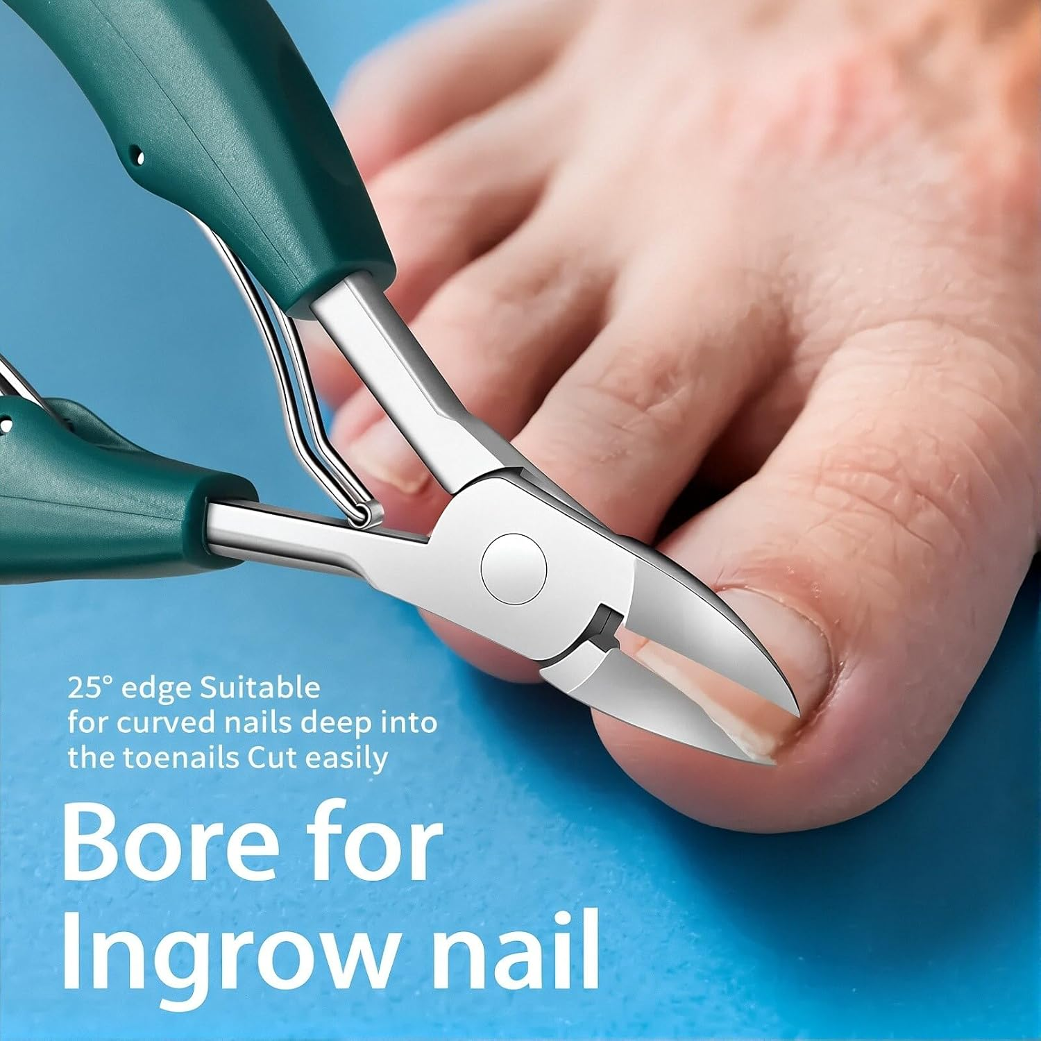 18-PCS Manicure Set for Men and Women - Professional Stainless Steel Nail Care Kit with Travel Case Nail Clippers, Scissors, Cuticle Tools for Home & Travel Grooming image number 3