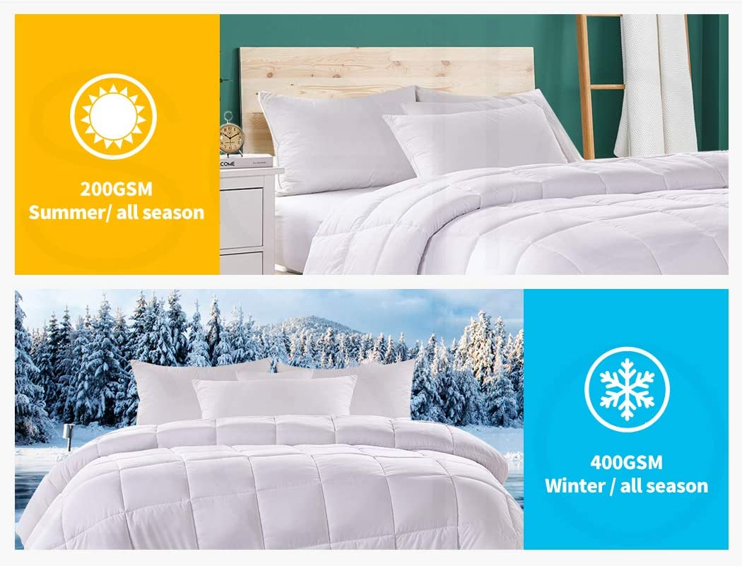 Dreamz Quilts Bamboo Quilt Winter All Season Bedding Duvet Queen Doona 700GSM image number 2