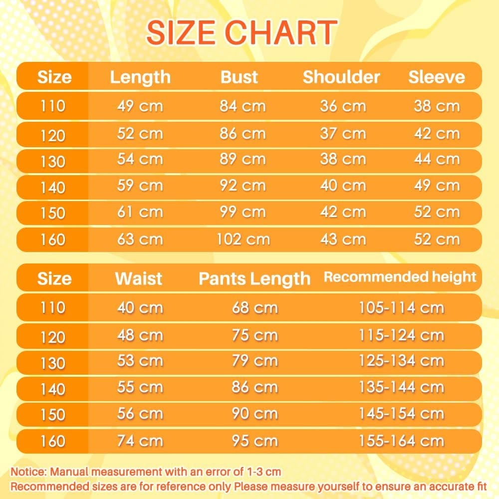 Slowton Kimono Cosplay Costume Set for Kids, Japanese Anime Cosplay Outfits for Halloween Dress Up image number 5