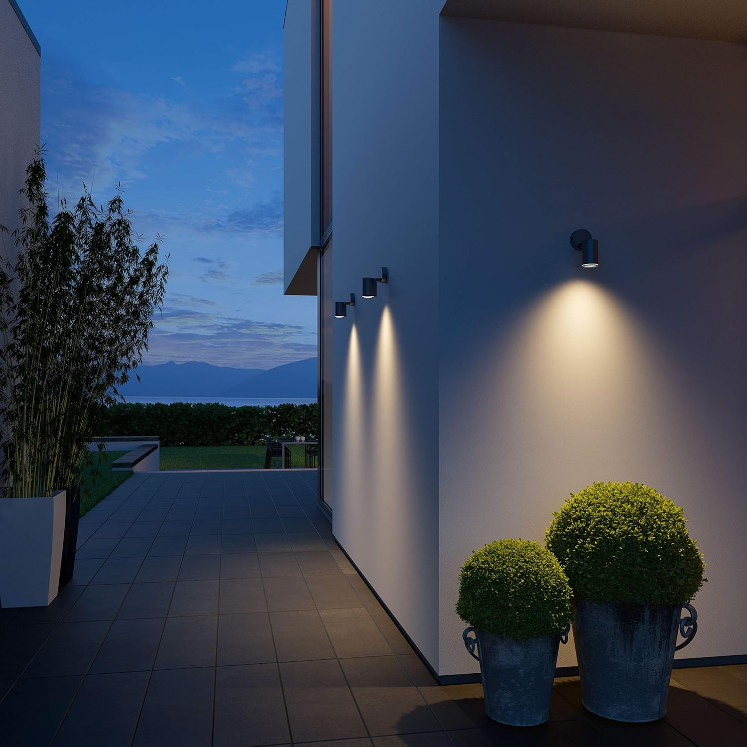 Steinel Spotlight Spot ONE SC Anthracite, 90&deg; Motion Detector, Including LED Bulb, via Bluetooth App, Aluminium, 7.9 W image number 1