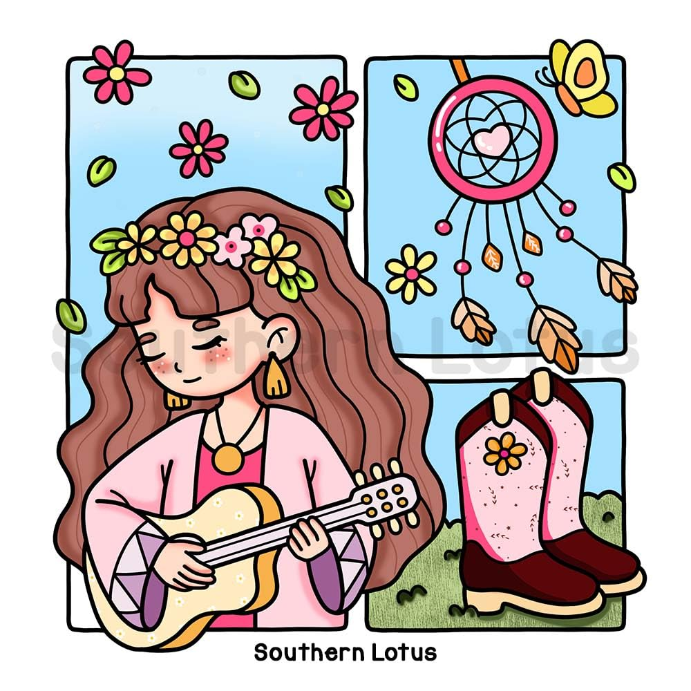 Girl Spaces: Coloring Book for Adults and Teens Featuring Cozy Moments and Girly Things, Cute Drawings for Relaxation and Stress Relief image number 2