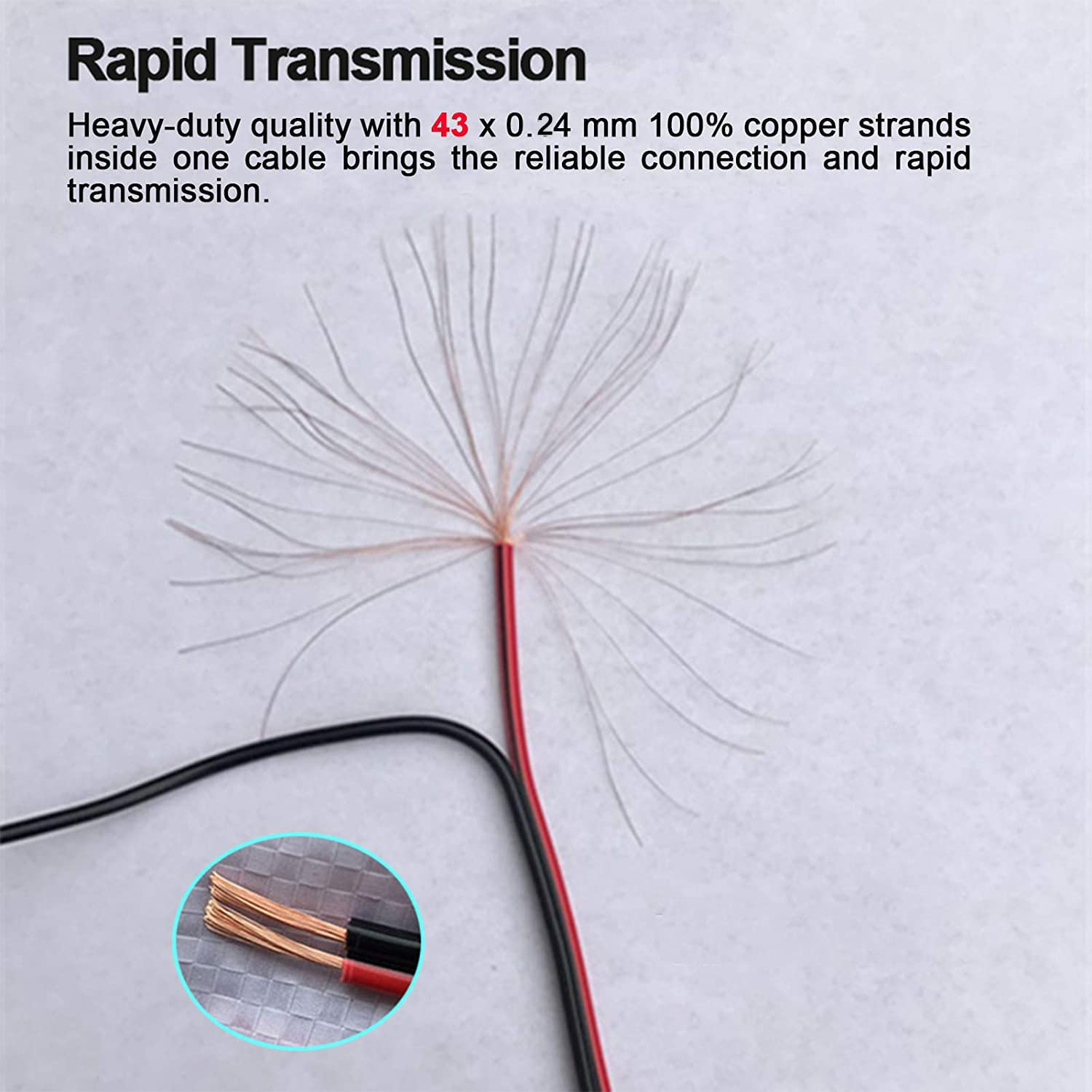 Halokny 14AWG DC 5.5Mm X 2.1Mm Power Plug Extension Cable Connector for Generator Backup Battery and Foldable Solar Panel, Compatible Anderson Powerpole Port - 60Cm/2Ft (5.5X2.1Mm Male) image number 1