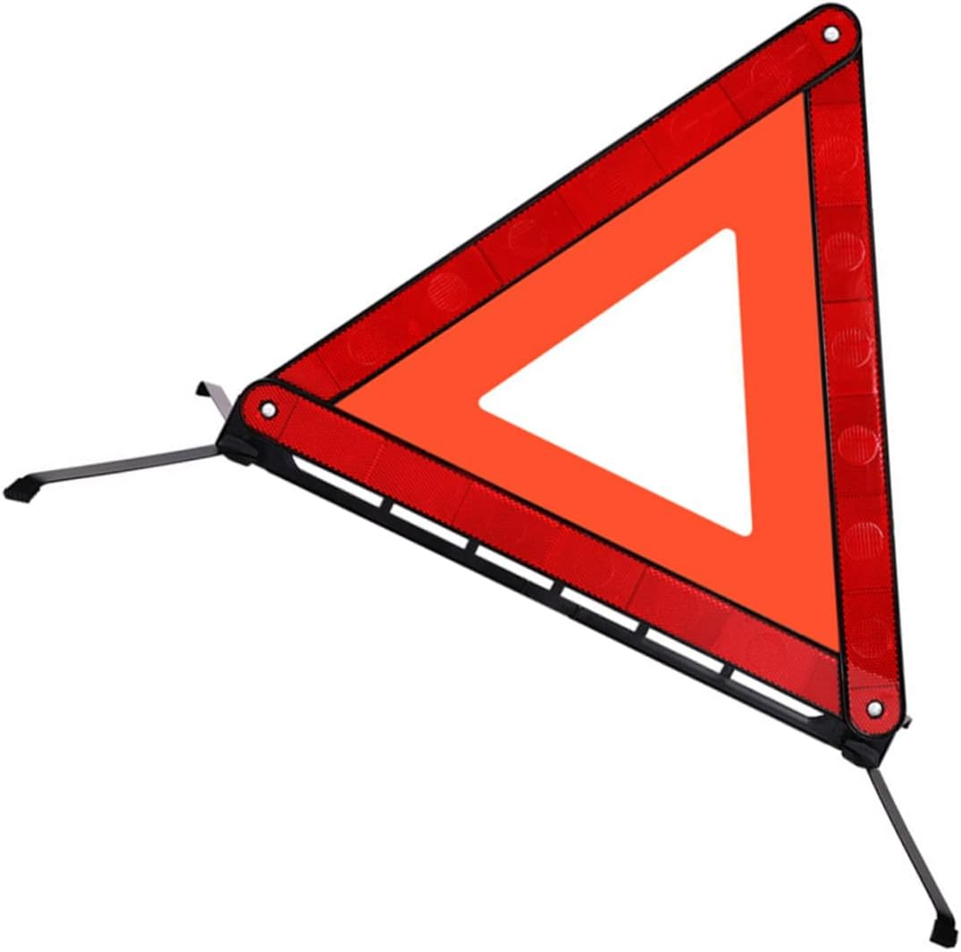 Warning Sign Tripod Reflective Triangle Sign for Automotive Roadside Emergency Breakdown Board image number 3