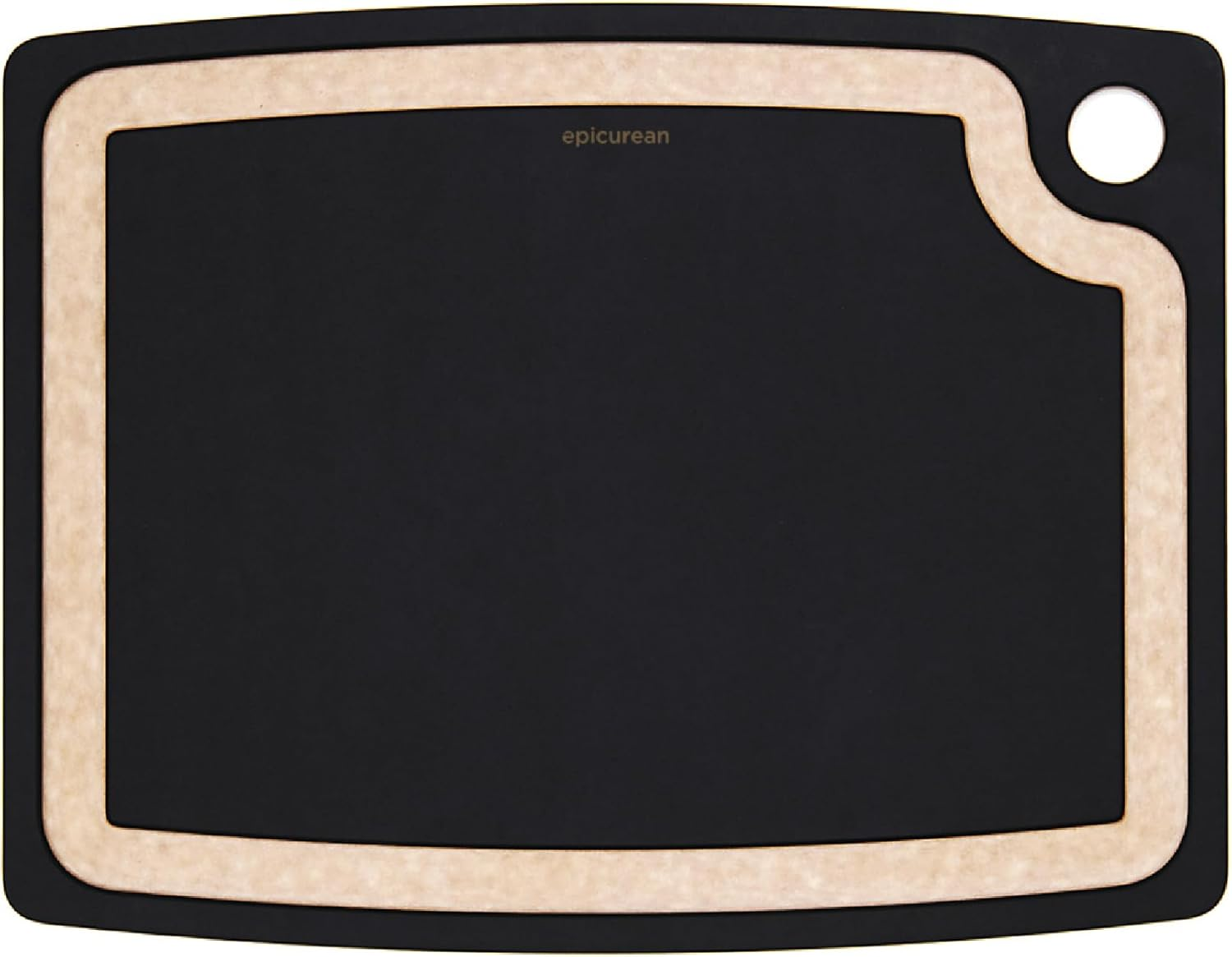 Epicurean Gourmet Series Cutting Board with Juice Groove, 44 Cm Length, Natural/Slate image number 5