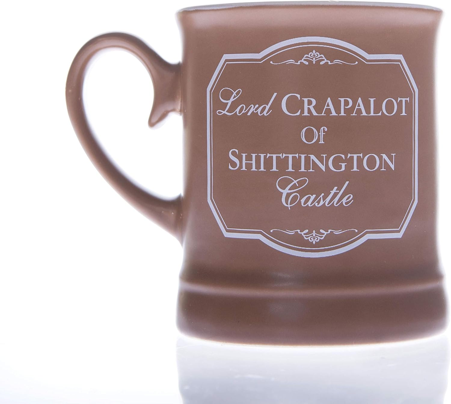 Boxer Gifts Lord Crap a Lot of Shittington Castle Victoriana Mug, 295 Ml Capacity, Humorous Ceramic Mug in Gift Box, Matte Finish image number 3
