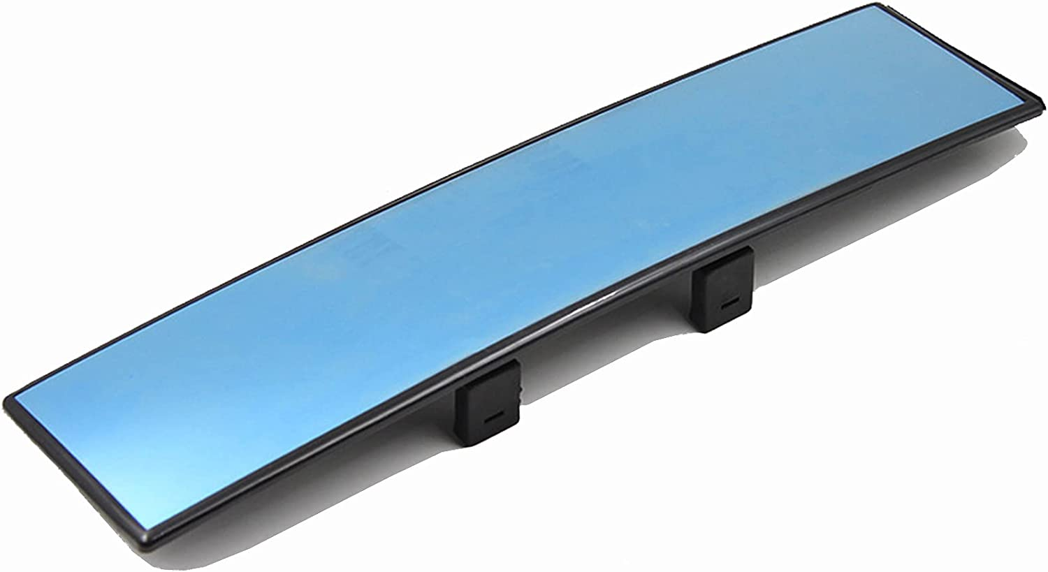 XUKEY Panoramic Rearview Mirror,Universal Car Truck Interior Rear View Mirror anti GLARE Rearview 300Mm Wide-Angle Surface Blue Mirror Auto Accessorie image number 5