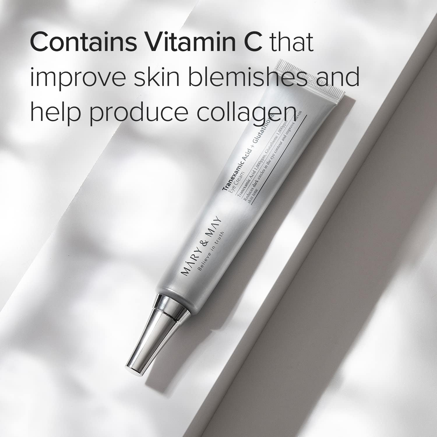 Mary & May Eye Cream Mini, 10Ml, Tranexamic Acid + Glutathione, Dark Circles & Fine Lines Treatment image number 5