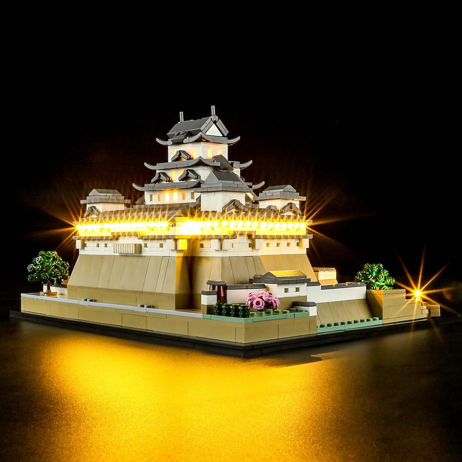 BRIKSMAX Led Lighting Kit for  21060 Himeji Castle - Compatible with  Architecture Building Set- Not Include  Set image number 6
