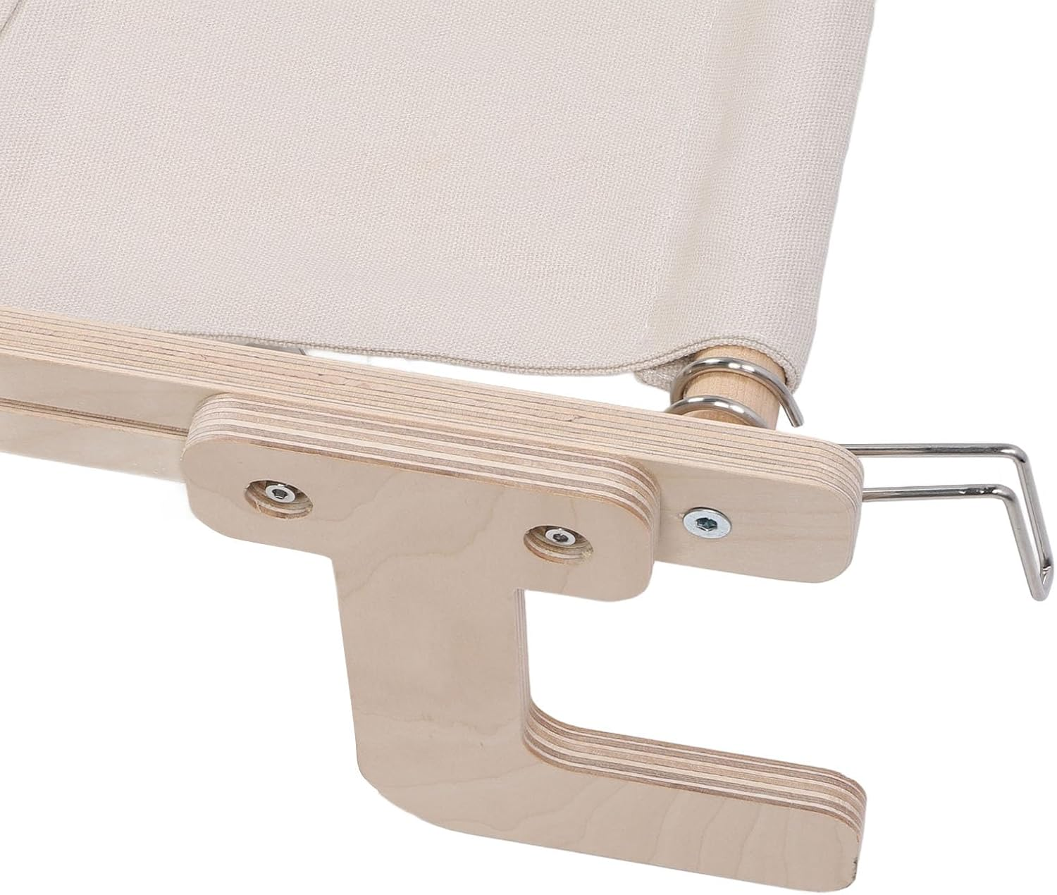 Depisuta Cat Window Perch, Sturdy Wood Frame Cat Sill Window Perch, Large Hammocks Bed Shelf, Wall Mount Bedside Hammock for Indoor Windowsill Sleeping, Climbing and Playing (Gray) - Gray image number 3