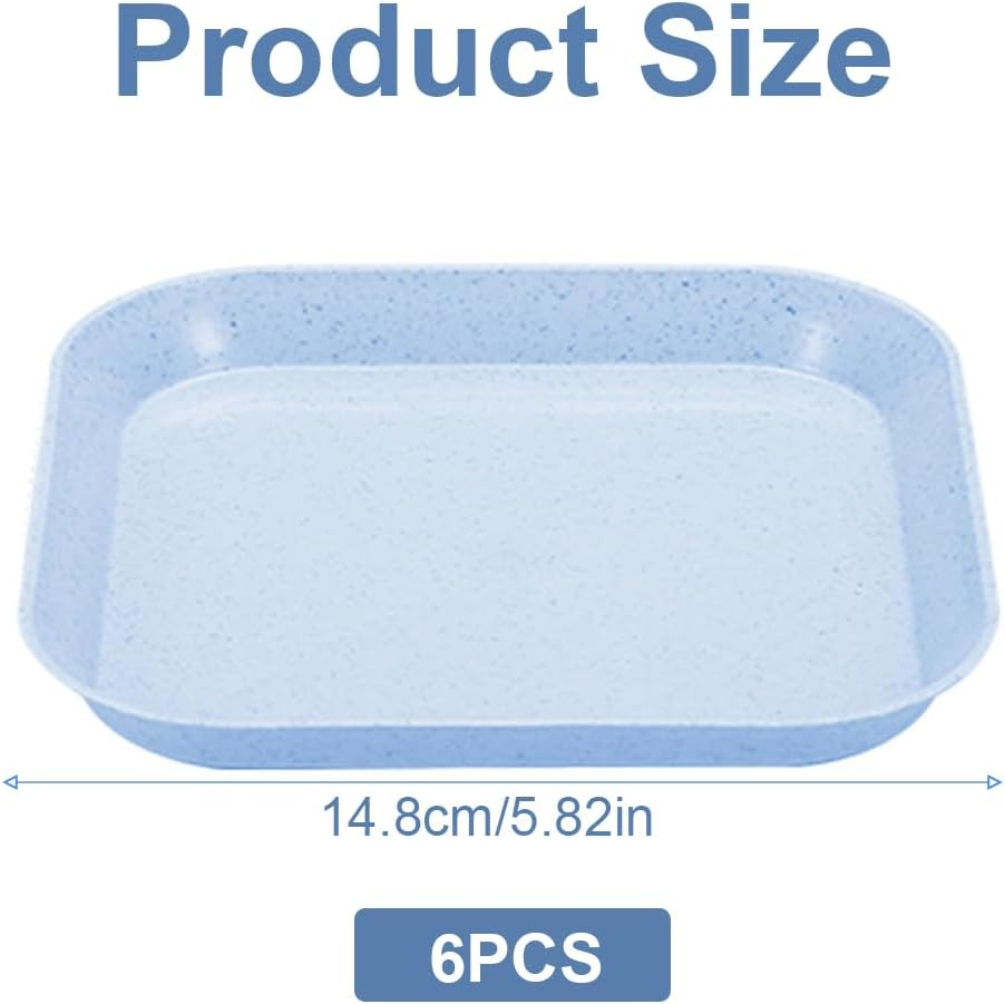 Pack of 6 Cat Food Dishes, Flat Cat Food Bowls, Flat Cat Food Bowls, Cat Bowl, Flat Feeding Bowl, Cat Food Bowl, Cat Plate, Cat Bowl, Cat Feeding Bowl image number 3