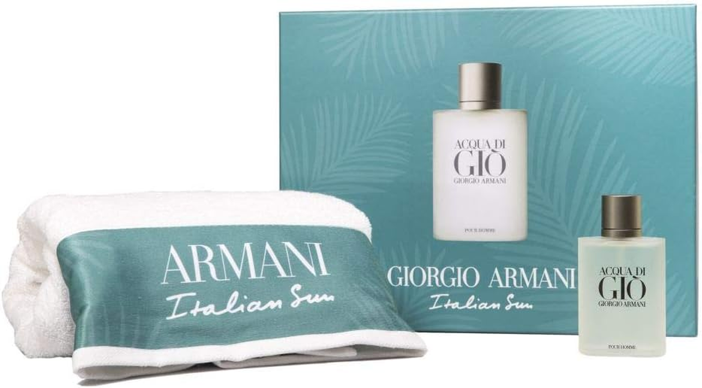 Giorgio Armani Aqua Di Gi&ograve; 2 Piece Gift Set for Men, 2 Ml