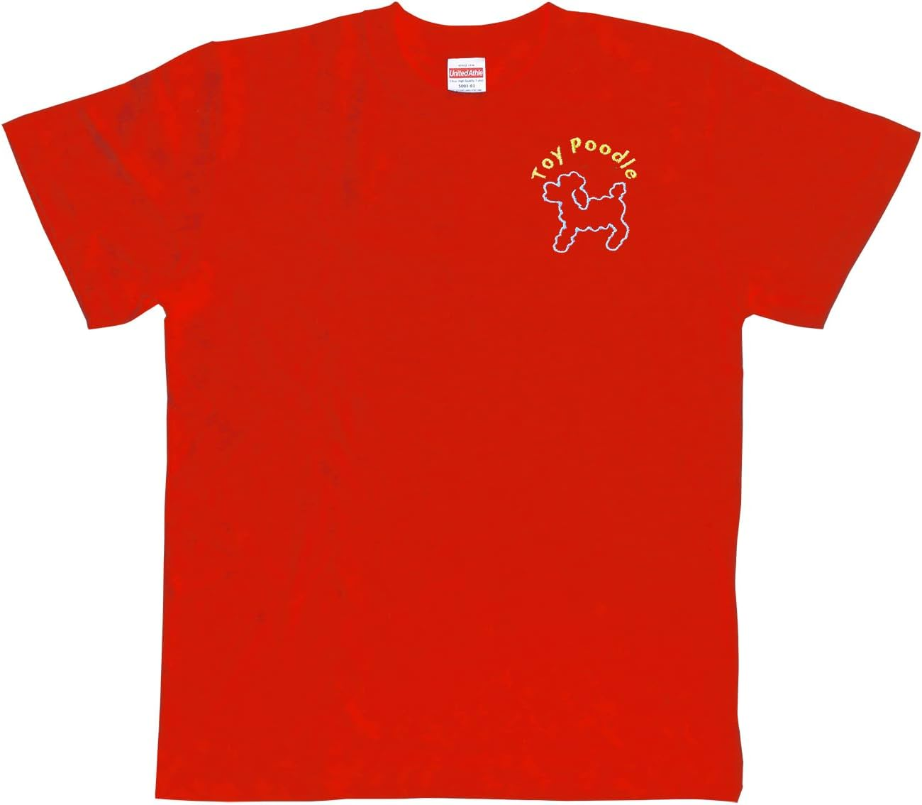 ニックナック Nickknack Heart Full Pet Paseo T-Shirt RD M Toy Pooh [02009-02] Guide Dog Support Product Red image number 1