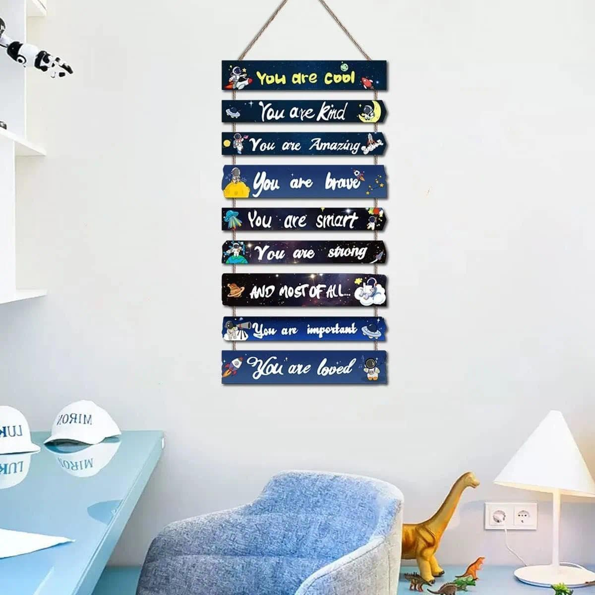 Aesthetic Room Decor, Bedroom Accessory, Navy Blue Room Decor, Wall Art for Home Decor, Cute Stuff for Kids Room, Compatible with Teen Boy Room, Bedroom Wall Decor - Leralsta image number 3