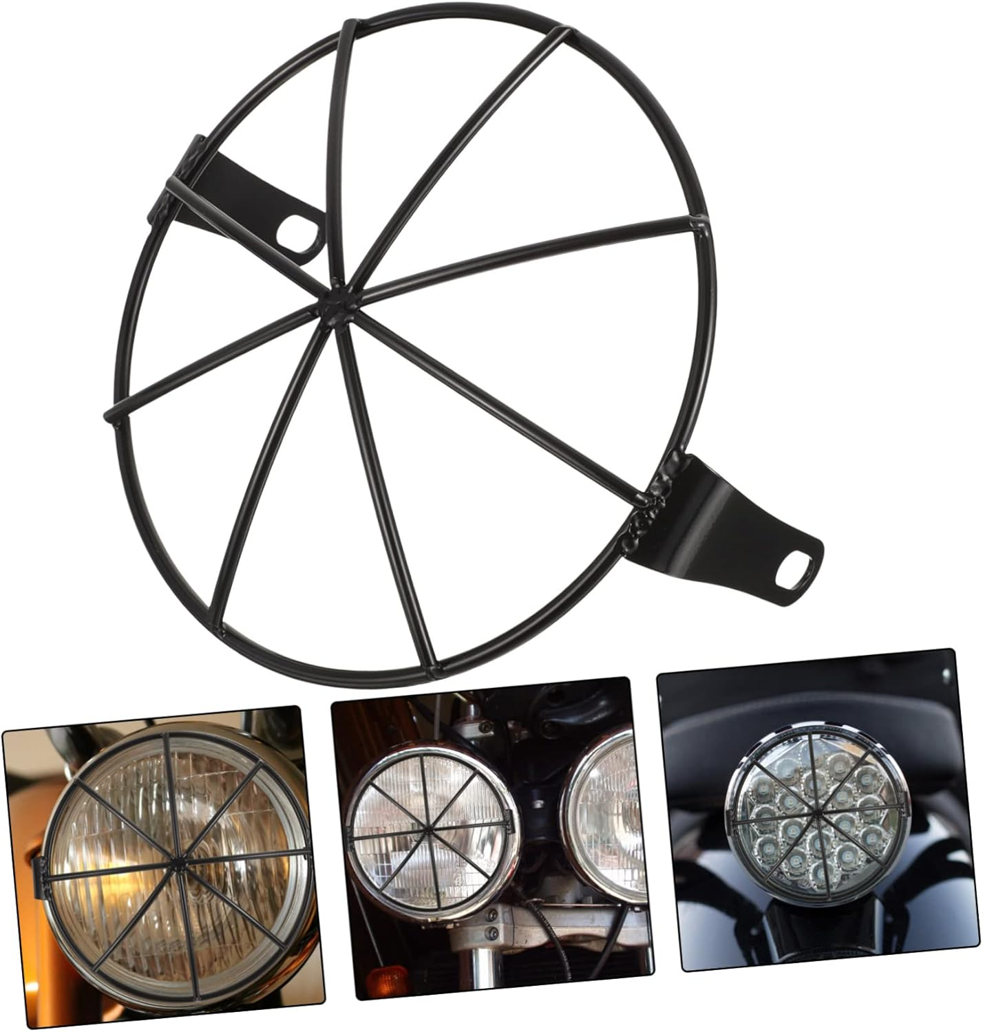 ORFOFE Motorcycle Headlight Cover Replacement Mesh Grill Guard for Motorbike Accessories image number 4