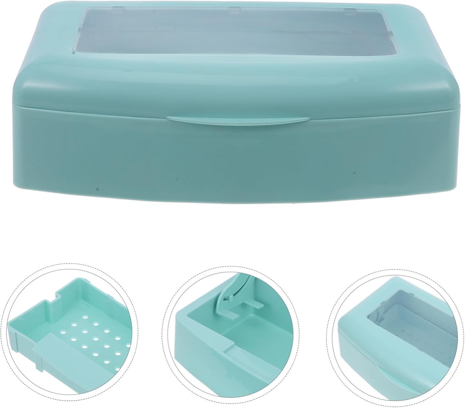 SHERCHPRY Nail Tool Sterilizer Box Professional Manicure Cleaning Case Clipper Tray image number 6