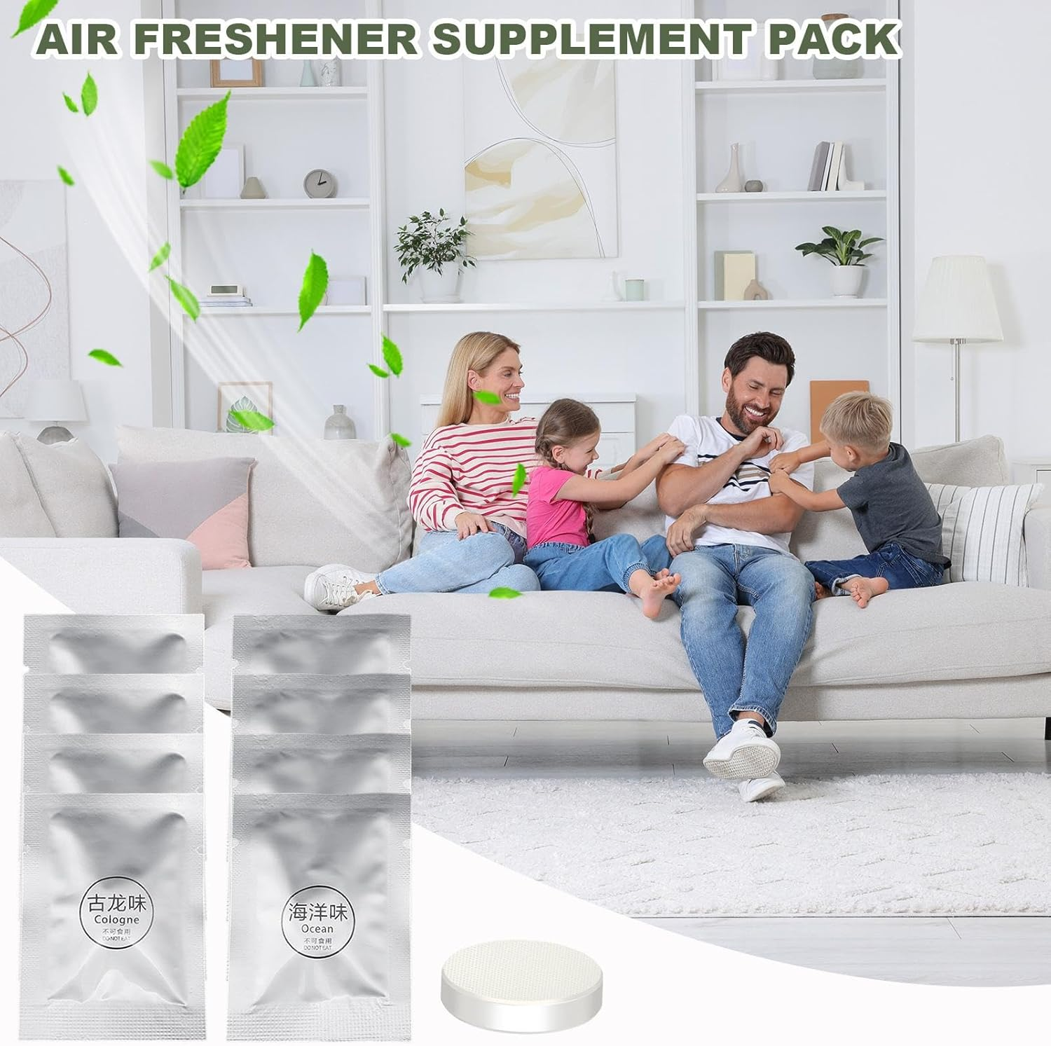 Air Freshener Tablets for - Car Air Freshener Car Fragrance Refill,8X Automotive Air Fresheners, Fragrance Tablets Aromatherapy Tablets, Car Interior Accessories image number 6