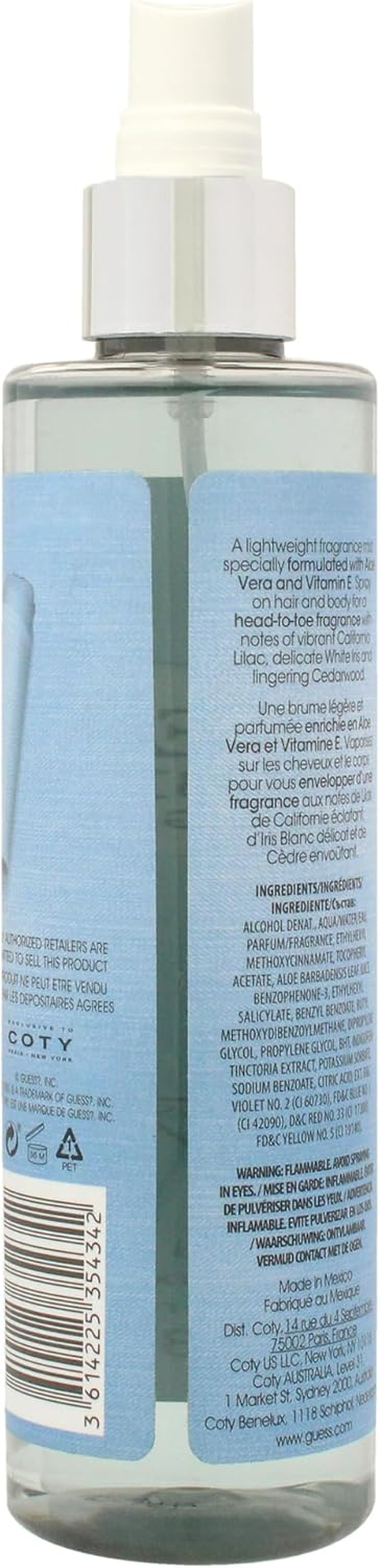 Guess 1981 Indigo Hair & Body Mist, 240Ml image number 1