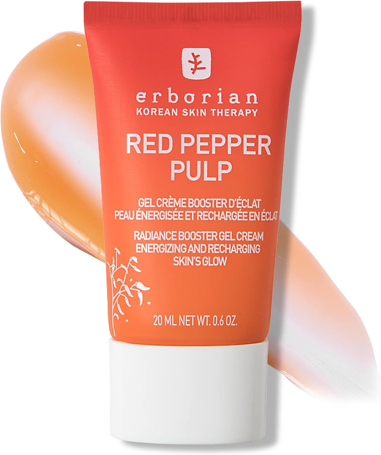 Erborian - Red Pepper Pulp 50 Ml - Radiance Booster Facial Gel Cream, Energizing and Recharging Skin'S Glow - Korean Skincare image number 2