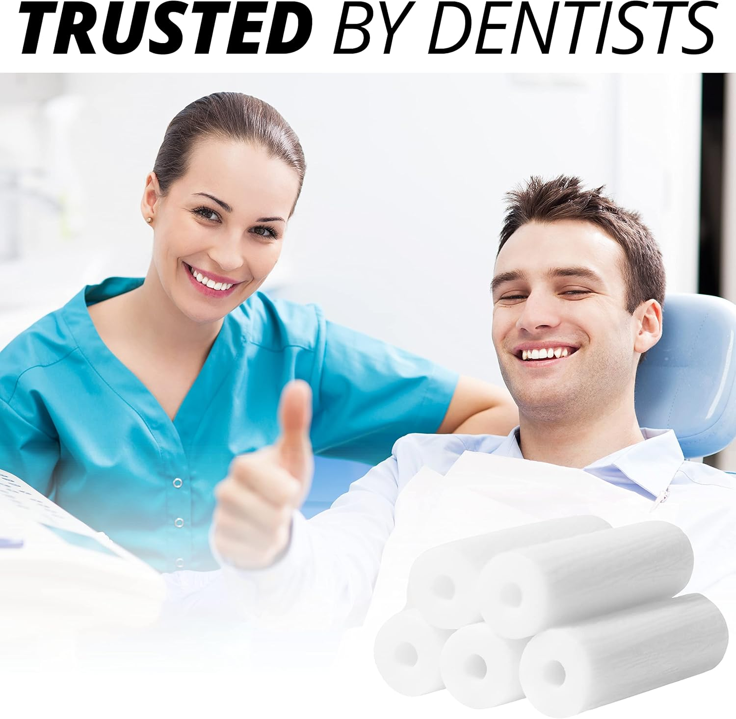 IXO Aligner Seater Chewies for Invisalign Aligners, Unscented, Bulk Pack in Resealable Bag (10 Pcs) (White) image number 5