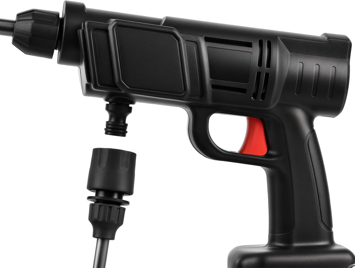 Advwin Cordless Pressure Washer, Portable Power Washer with 2 Batteries, Handheld Power Cleaner Water Gun with 2 Nozzles/5M Hose/Soap Bottle, for Cars/Yard/Fence/Floor/Outdoor Cleaning image number 3