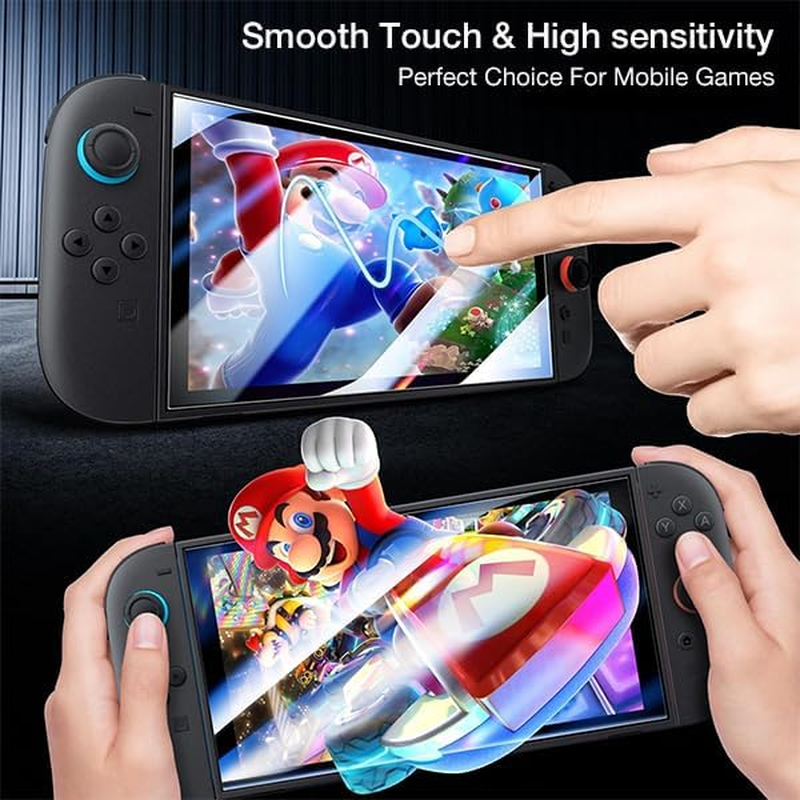 [2 Pack] ZUSLAB Tempered Glass Screen Protector for Nintendo Switch 2 (2025) &ndash; Scratch Resistant, Bubble-Free, HD Clarity image number 6