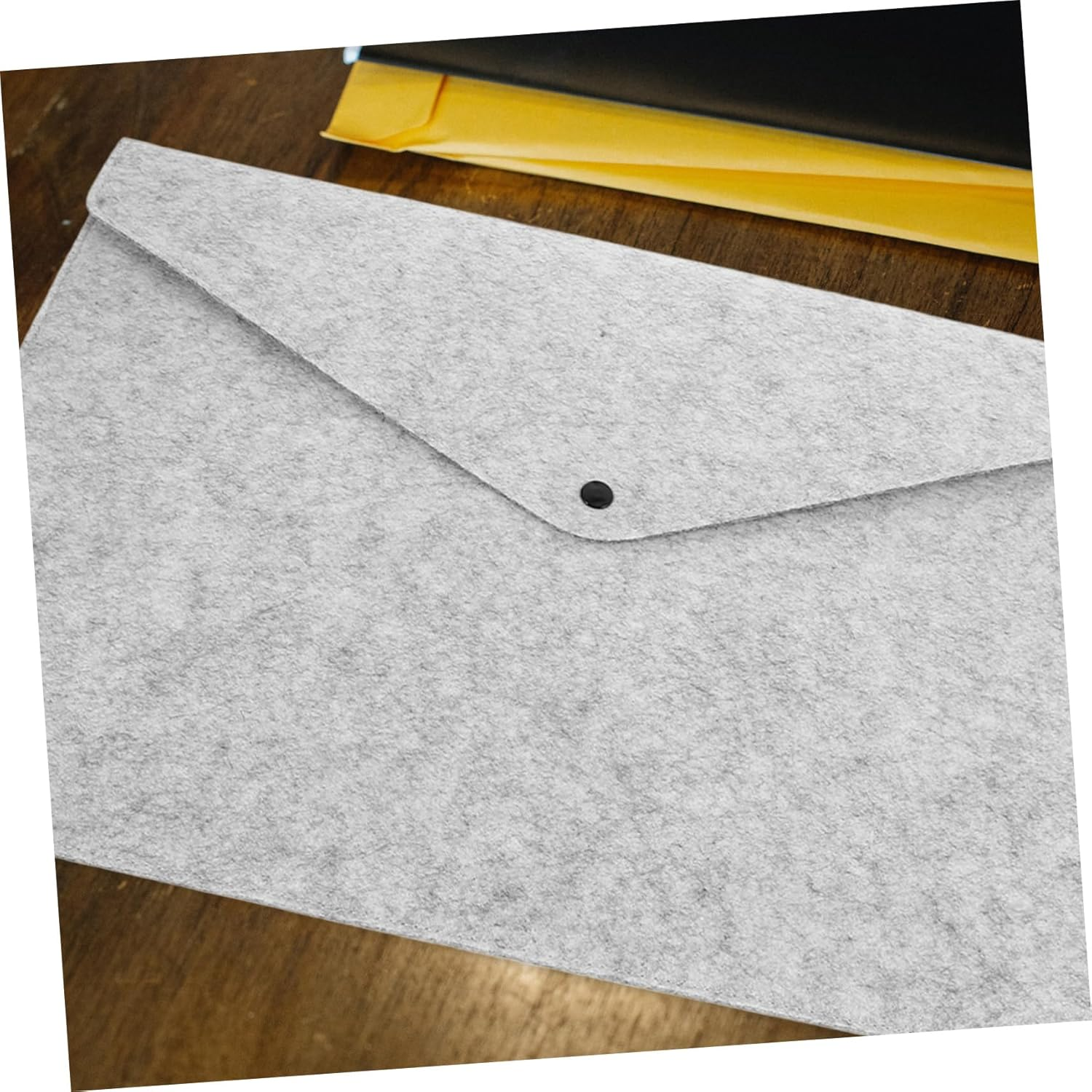 HOODANCOS Document Pouch Felt File Folder Pockets Portable Storage Bag for Office image number 6