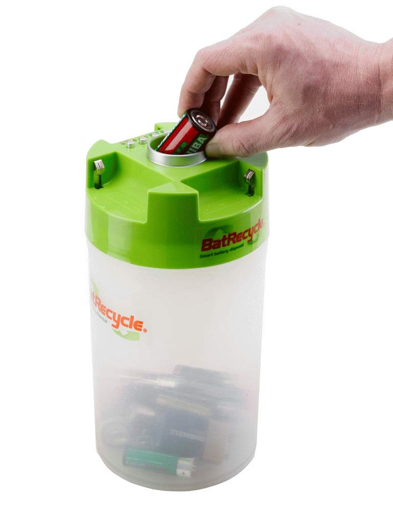 Batrecycle - Battery Recycling Bin with Built in Tester