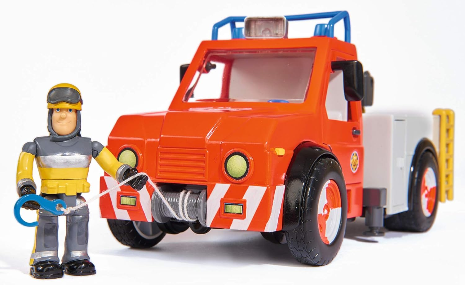 Simba 109258280 "Fireman Sam - Phoenix Rescue Vehicle Playset with Figurine and Horse image number 5