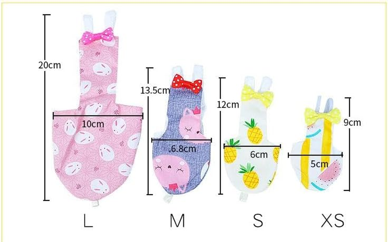 Pet Bird Clothes, Diaper, Poop Bags, Diapers, Pigeons, Parrots, Flight Suits, Diapers (Yellow, L, Count, 1) image number 3