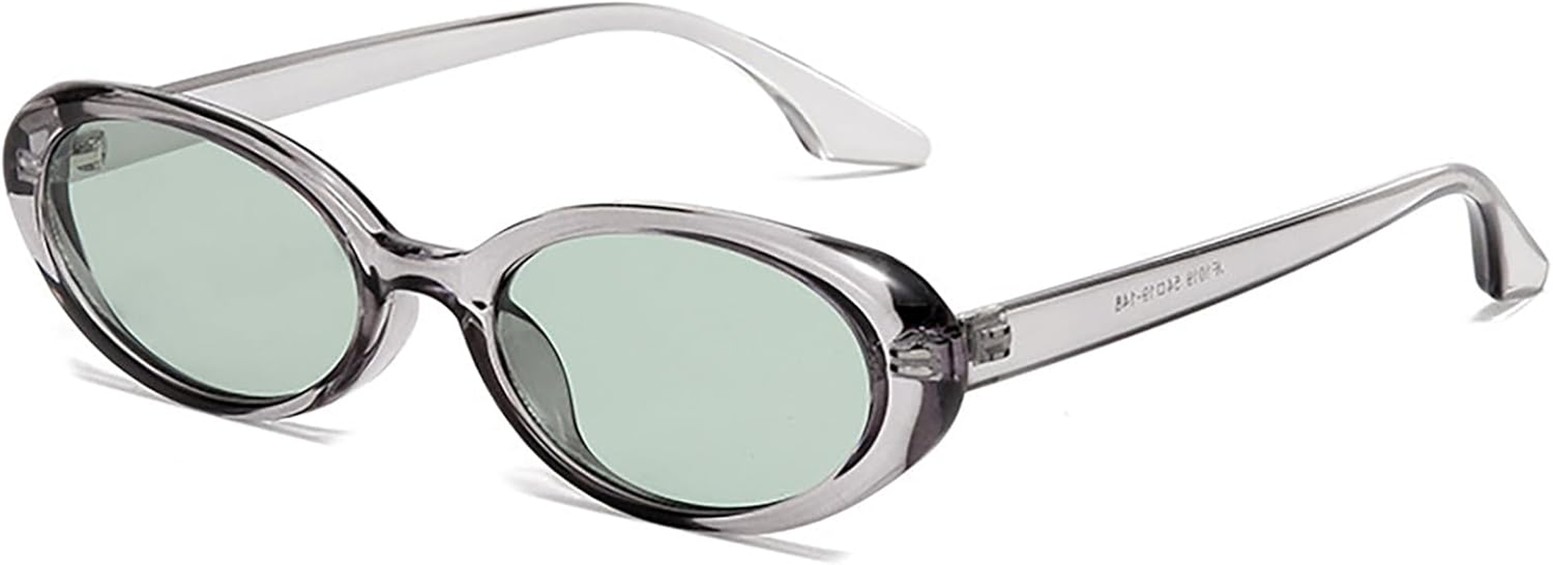 ONLYZILLA Retro Classic Oval Sunglasses for Women and Men Small 90S Style