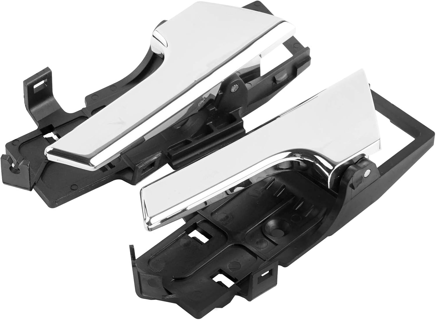 NPAUTO Interior inside Door Handle Replacement, Automotive Replacement Parts for Chevy Aveo 2007 2008 2009 2010 2011, Pontiac G3 Wave, Chrome Front Rear Left Right Driver Passenger Side Pair image number 5