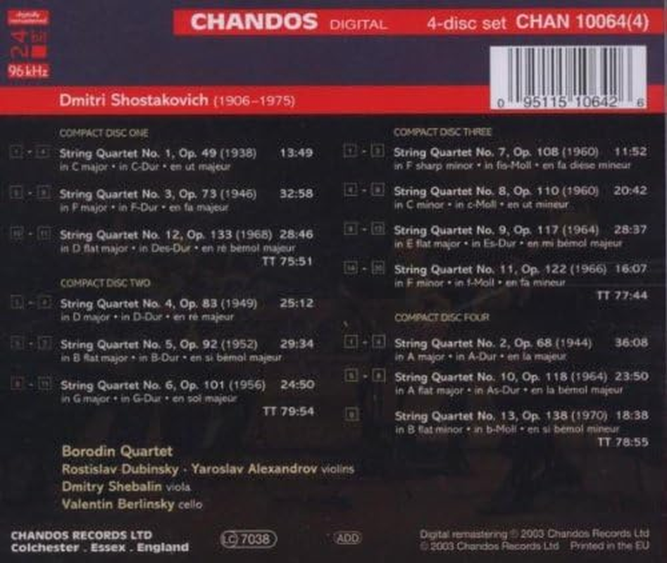 String Quartets 1-13