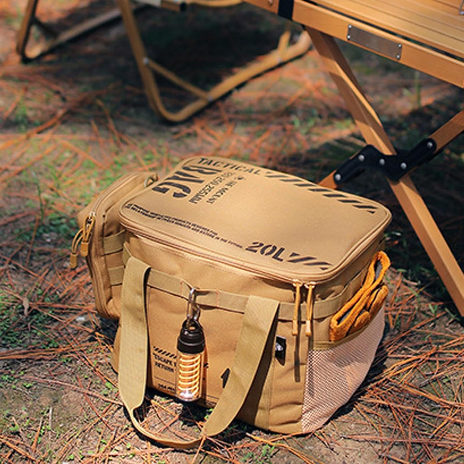 Camping Bag Tank Storage - 20L Camp Stove Portable Carrying Cover,Large Capacity Protective Multifunctional Camping Tank Storage Bag for Outdoor Camping Hiking Barbecue image number 6